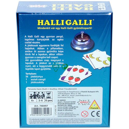 Piatnik halli galli - družabna igra v madžar&amp;scaron;čini Slike