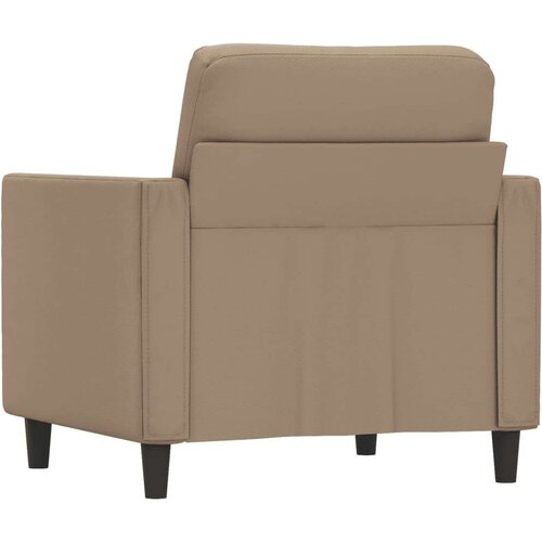  Fotelja boja cappuccina 60 cm od umjetne kože Slike