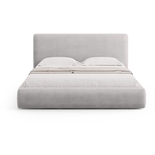Cosmopolitan Design Svijetlo sivi tapecirani bračni krevet s prostorom za odlaganje s podnicom 180x200 cm Colonel &amp;ndash; Slike