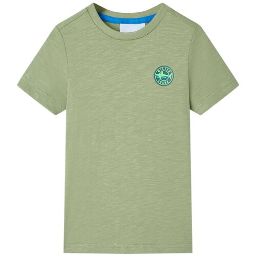 VidaXL Dječja majica svijetla kaki 140 Slike