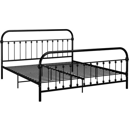 VidaXL Okvir za krevet crni metalni 180 x 200 cm Slike