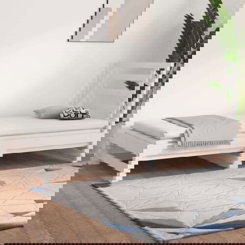  Izvlečna dnevna postelja bela 2x(90x200) cm trdna borovina, (20684675) Slike