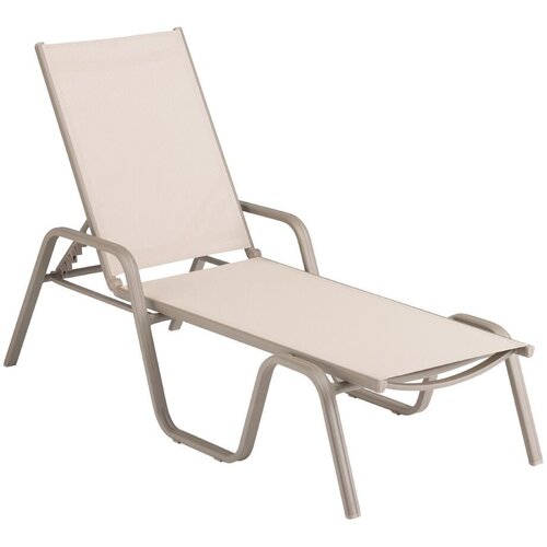 Vrtni ležalniki in počivalniki Aluminijasti ležalnik KETTLER BASIC PLUS &ndash; taupe / beige Cene
