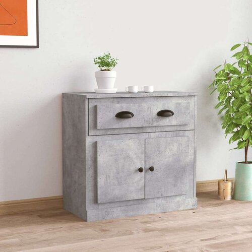  Komoda siva boja betona 70x35 5x67 5 cm od konstruiranog drva Cijene