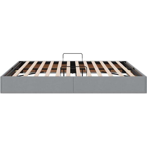  Krevet s od storage Svijetlo siva 180 x 200 cm tkanina Slike