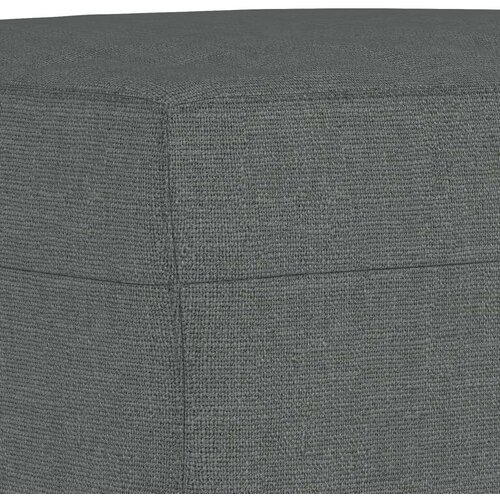  3-dijelni set sofa s jastucima tamnosivi od tkanine Slike