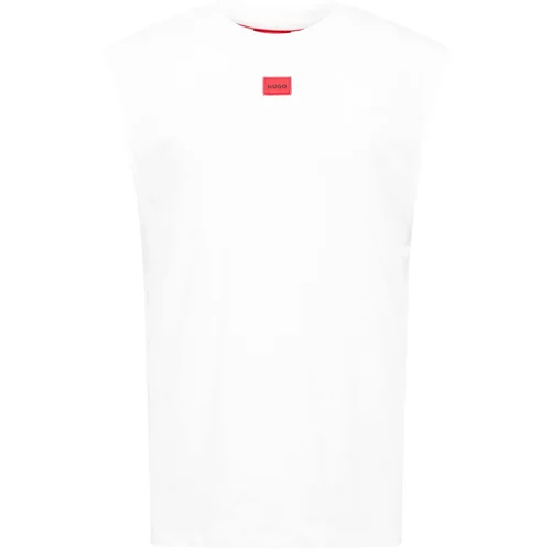 Hugo Sweater majica 'Dankto241' crvena / bijela