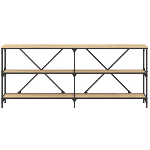 VidaXL Konzolni stol boja hrasta sonome 180x30x75 cm od drva i željeza Slike