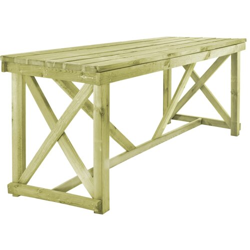 vidaXL Vrtna miza 160x79x75 cm lesena Cene