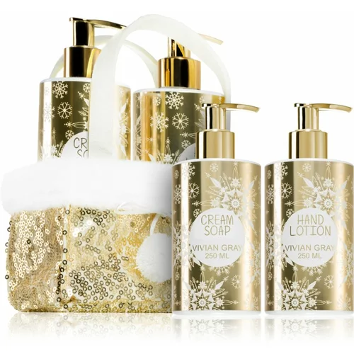 VIVIAN GRAY Golden Glitters Vanilla & Patchouli poklon set (za ruke)