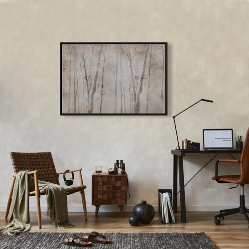  Slika - Beige Forest of Thoughts (1 Part) Wide 90x60 Slike