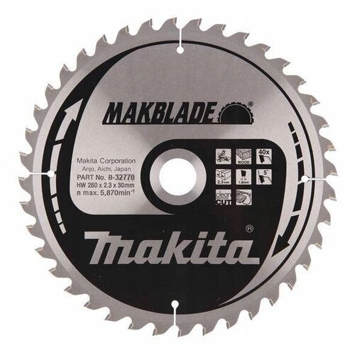 Makita MAKBLADE Saegeblatt 260x30x40Z Cijene