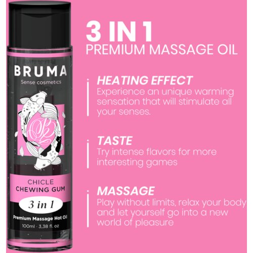 Bruma masažno olje hot oil chewing gum 3in1 Slike