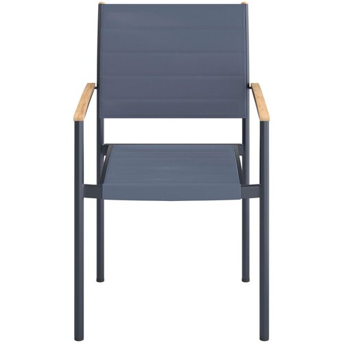 Ambia Garden vrtna garnitura teakholz aluminij, nerjaveče jeklo temno siva temno siva Slike