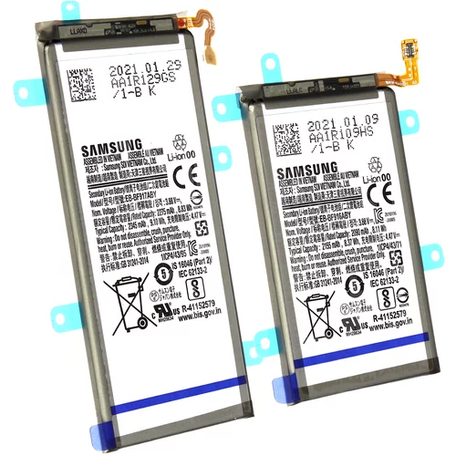 Samsung Originalna glavna sekundarna baterija Galaxy Z Fold 2 (EB-BF916ABY EB-BF917ABY), 2275 mAh 2155 mAh - servisni paket, (20633118)