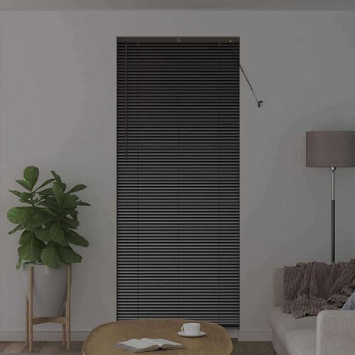  Zavjesa za prozor sa zavjesama Ostalo Crna 80 x 130 cm Aluminij Slike