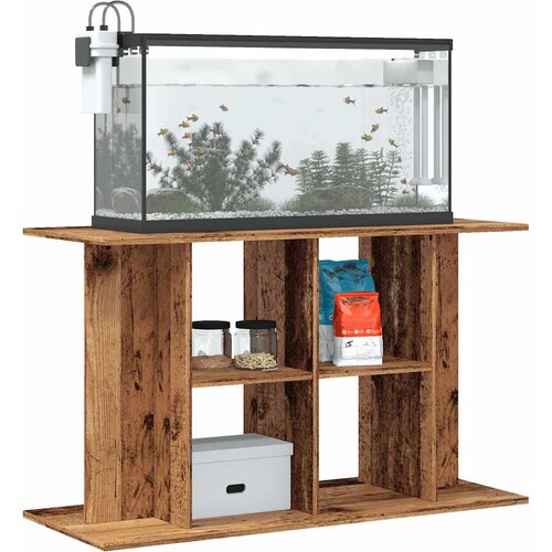 Stalak za akvarij staro drvo 100x40x60 cm konstruirano drvo Slike