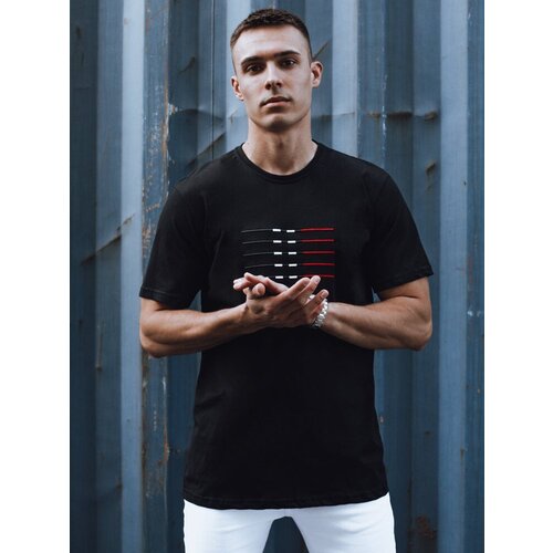 DStreet Men&amp;#039;s Black T-Shirt Slike