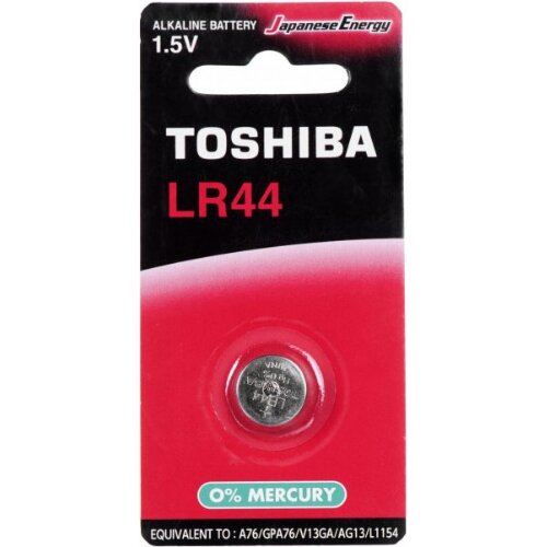 Evolveo Toshiba baterija LR44 (A76, GPA76, V13GA, AG13, L1154) 1,5V 1 kos Cene