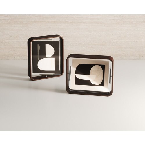 Umbra Tamno smeđi drveni stojeći okvir 26x31,5 cm Bellwood &amp;ndash; Slike