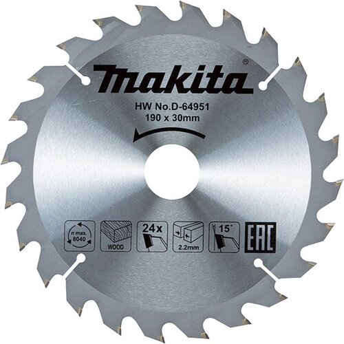 Makita TCT saw blade for wood Makita D-64951 Cene