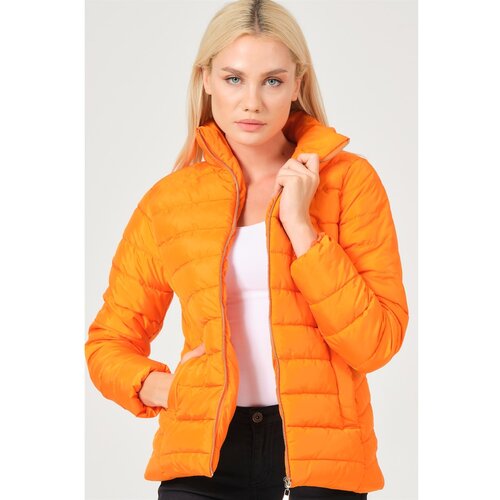 Dewberry Z6746 LADIES COAT-ORANGE Cene