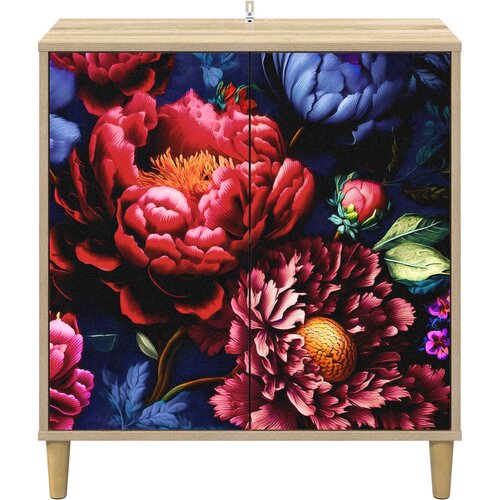  Kreveta KIEL Sonoma 69 x 33 x 75 cm Konstruirano drvo Slike