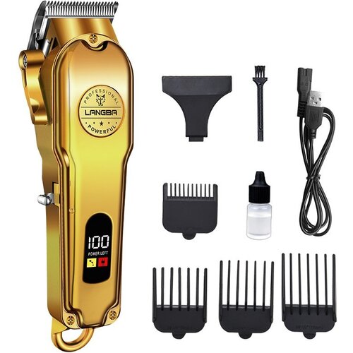 INF Profesionalni strižnik za hišne ljubljenčke s keramičnim rezilom in LCD zaslonom Gold, (5000124813) Cene