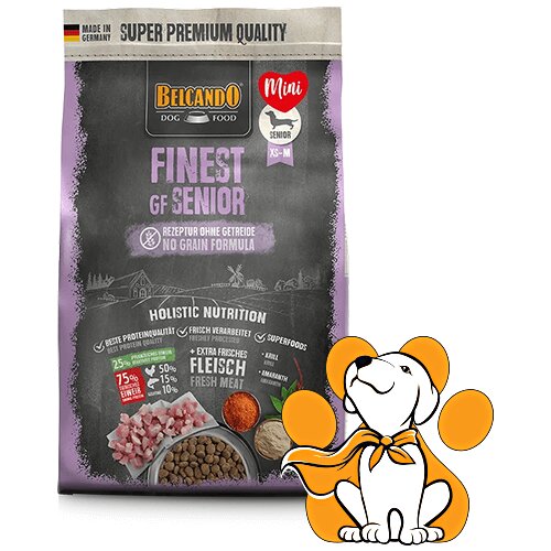 Belcando finest GF Senior 4kg, Ishrana Bez Žitarica za Starije Pse Slike