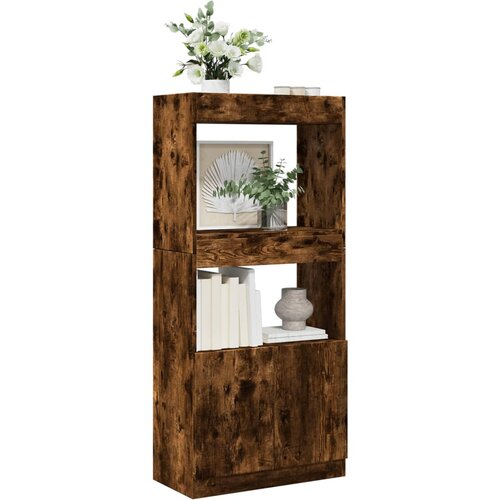 Furnova Visoka omara dimljeni hrast 63x33x140 cm inženirski les, (21955361) Slike