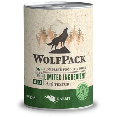 WolfPack limited ingredient adult - kunec 400 g Cene