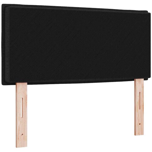  LED glava kreveta s LED trakama s uzglavljem Crna 80 cm tkanina Slike