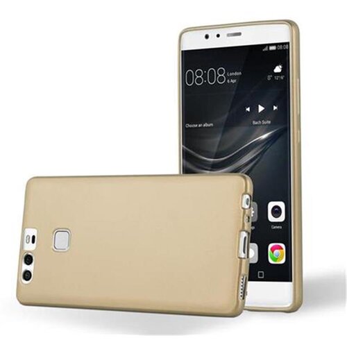 Cadorabo Case, združljiv s Huawei v kovinskem zlatu - za&scaron;čitni pokrov iz fleksibilnega silikona TPU, (20588438) Cene
