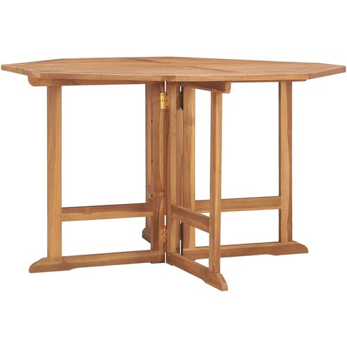vidaXL Sklopivi vrtni blagovaonski stol 110 x 110 x 75 cm od tikovine Cijene