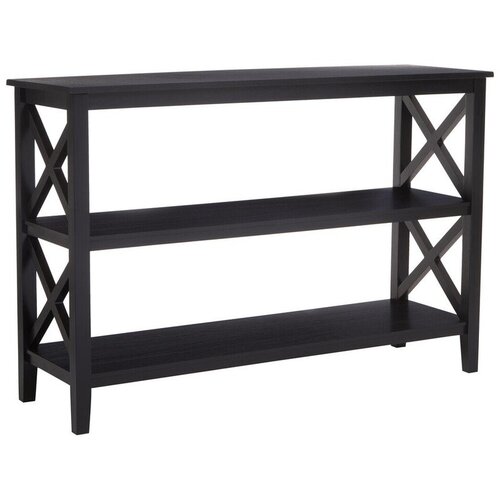 Premier Housewares Crni regal od masivnog bora 120x81x40 cm Heritage &amp;ndash; Slike