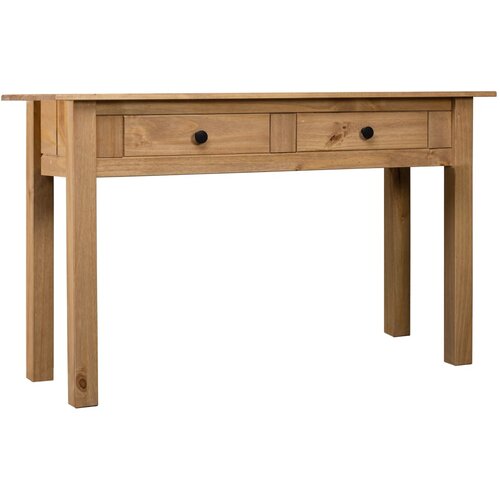 VidaXL Konzolni stol od masivne borovine 110x40x72 cm asortiman Panama Slike
