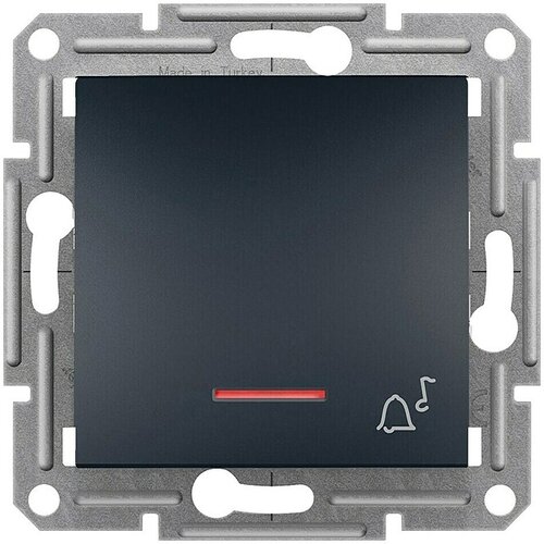 Schneider Electric Asfora Tipkalo za zvono (Antracit, Plastika, bez okvira) Slike