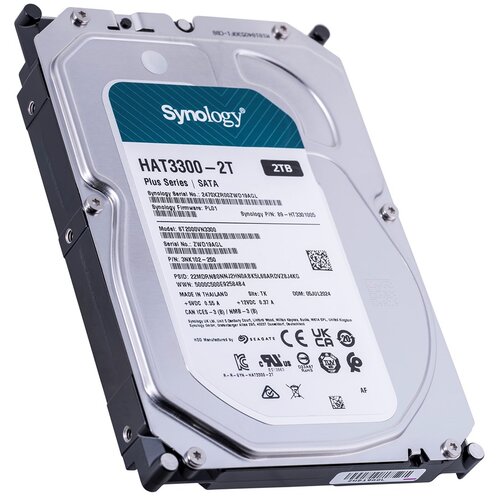 Synology HAT3300-2T internal hard drive 2 TB 5400 RPM 3.5 Serial ATA III Slike