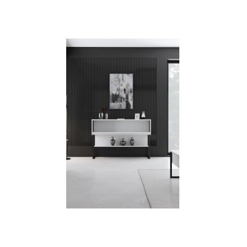 Hanah home komoda luxe black white Slike