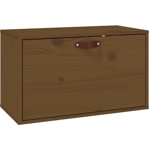 Maison Chic Stenska omarica - Zidna omarica medeno rjava 60x30x35 cm trdna borovina iu1108, (22063450) Cene
