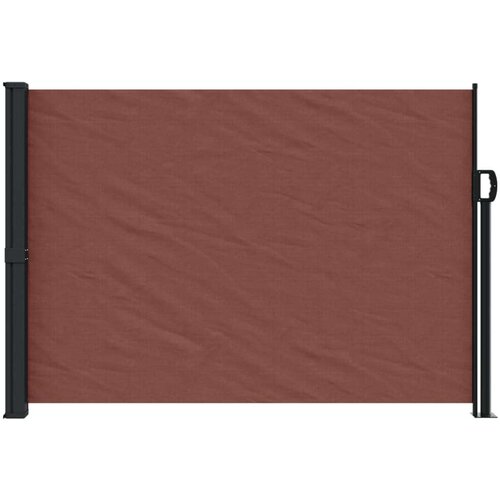 VidaXL Bočna tenda na uvlačenje smeđa 140 x 500 cm Slike