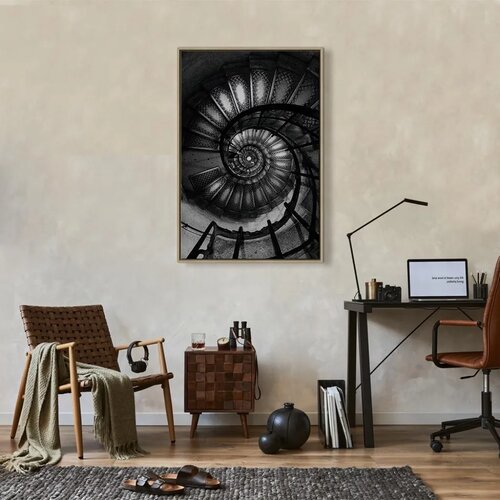  Slika - Dizziness (1 Part) Vertical 60x90 U prirodnom drvenom okviru Cene