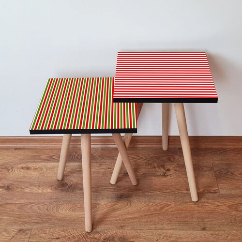 Hanah home set klub stočića 2Shp481, 2 komada, Šareni Cene