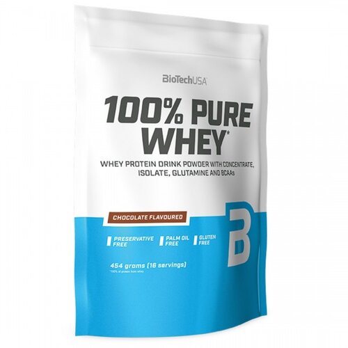 BioTech USA Protein Pure Whey, Čokolada, 454g Slike