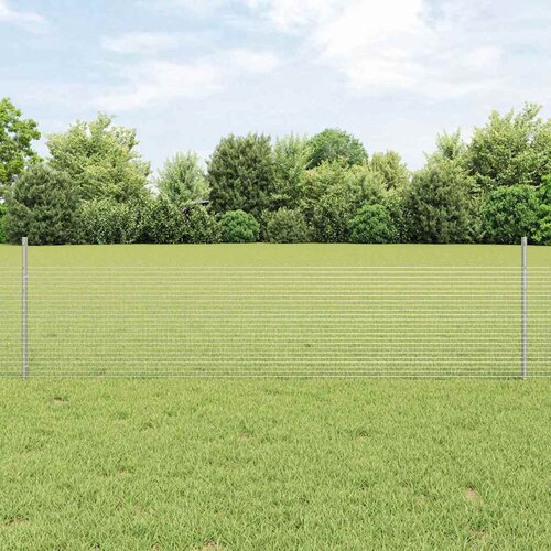  Zatvorena žičana ograda s postovima 50 x 0,5 m Pocinčani čelik Cene