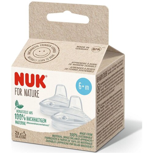 Nuk sisač silikon For Nature nastavak za bočice sil 6+ MULTICOLOR Cijene