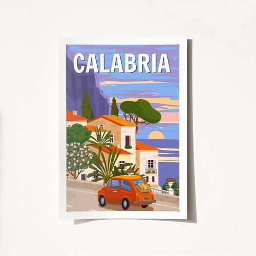 Wallity Poster Calabria-2021, 50x70 cm, Šareni Cene