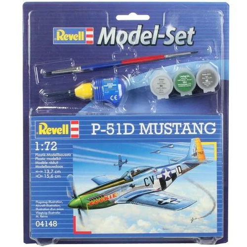 Revell model letala 1:72 64148 Model Set P-51D Mustang