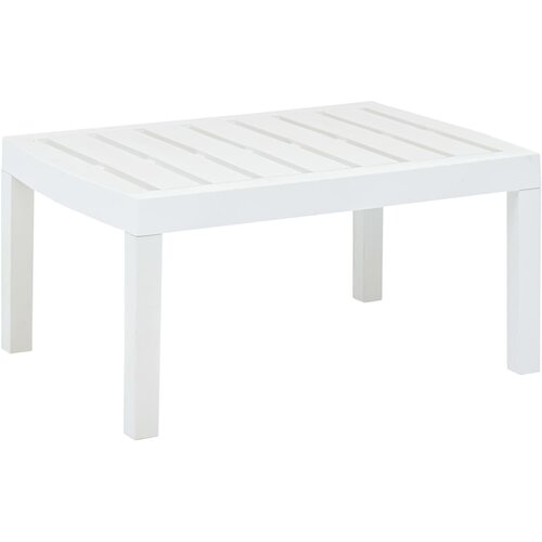 The Living Store Vrtna mizica bela 78x55x38 cm plastična - Mizica, (21470665) Cene