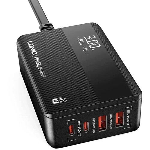 Ldnio Kućni punjač A4808Q/ QC4+/ PD3.0/ LED 70W crni Cene